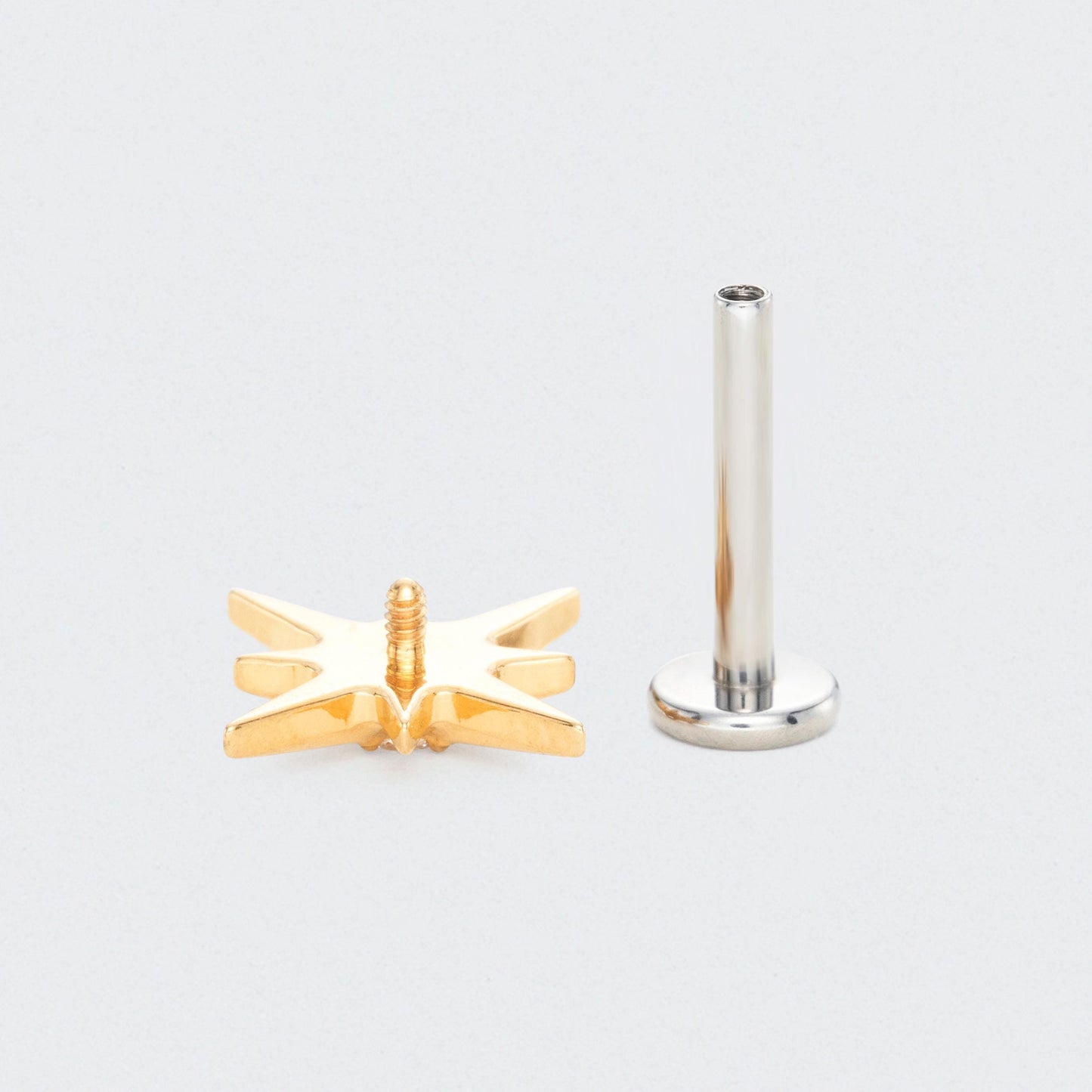 Eternal Star CZ Centre in Gold - Titanium
