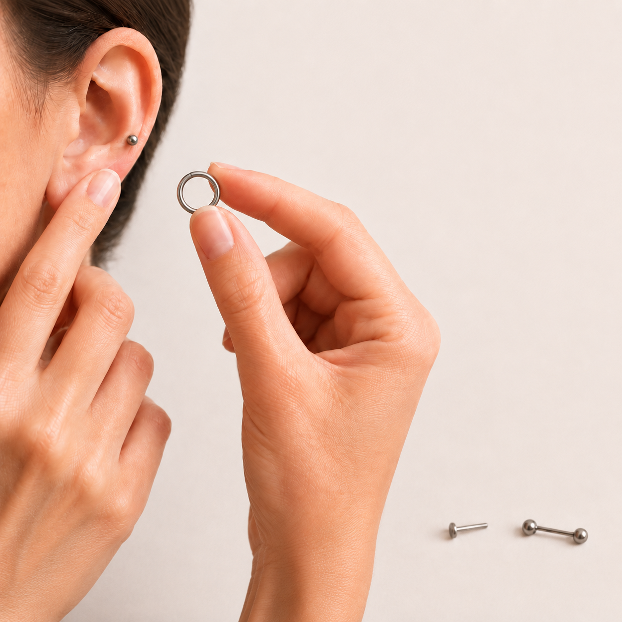 How to Change Piercing Jewellery at Home Complete Guide: Segment Rings, Labrets & Barbells