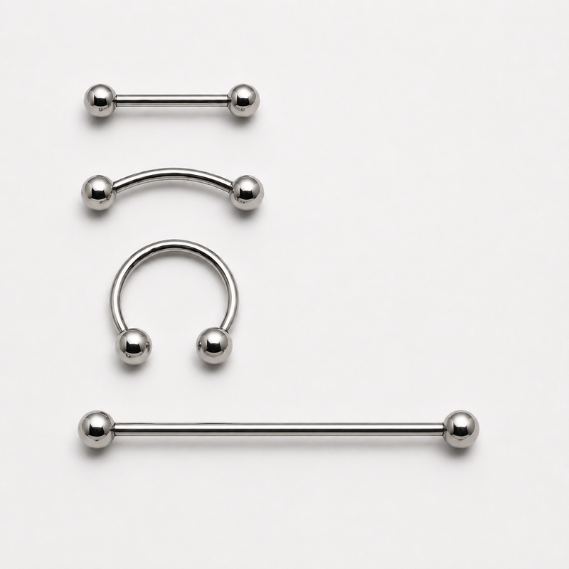Straight, Curved & Circular Barbells: Which Piercing Uses Which?