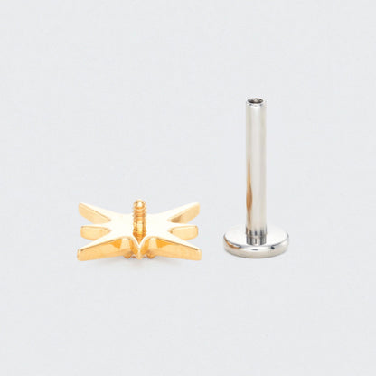 Eternal Star CZ Centre in Gold - Titanium