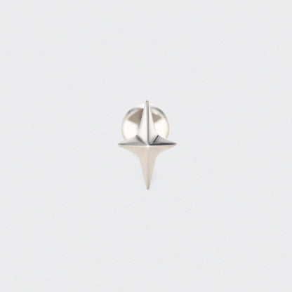 Star Labret in Silver - Titanium