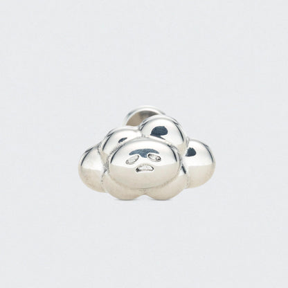 Sad Cloud Labret in Silver - Titanium