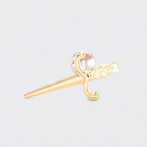 Dagger Labret in Gold - Titanium