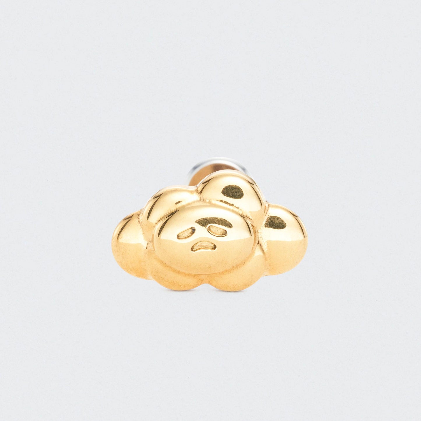 Sad Cloud Labret in Gold - Titanium