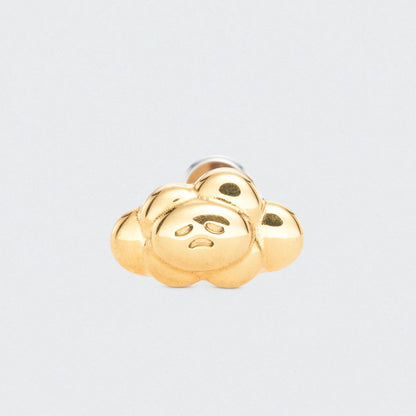 Sad Cloud Labret in Gold - Titanium