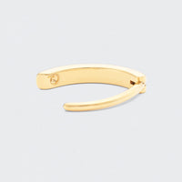 Hinged Belly Clicker in Gold - Titanium