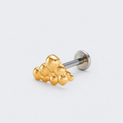 Cloud Labret in Gold - Titanium
