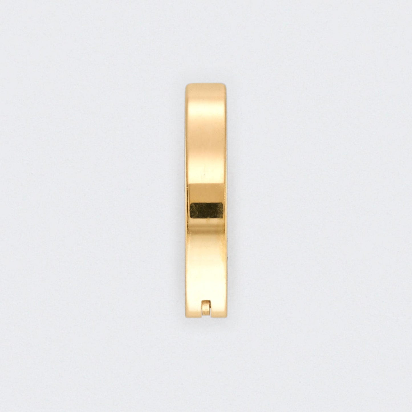 Hinged Belly Clicker in Gold - Titanium