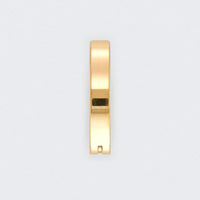 Hinged Belly Clicker in Gold - Titanium