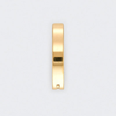 Hinged Belly Clicker in Gold - Titanium