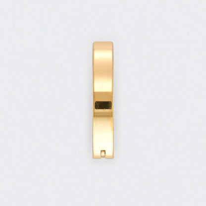 Hinged Belly Clicker in Gold - Titanium