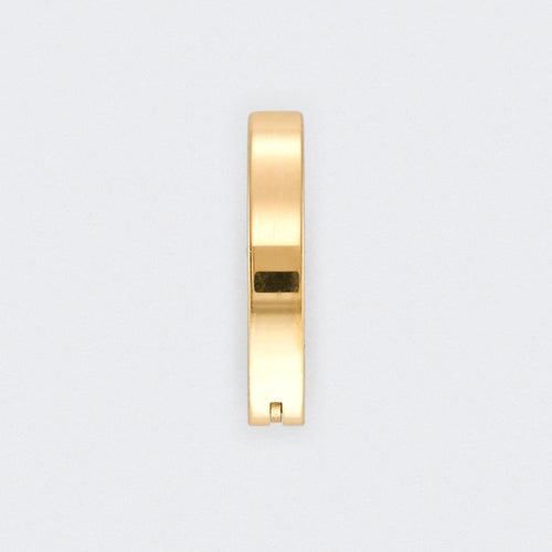 Hinged Belly Clicker in Gold - Titanium
