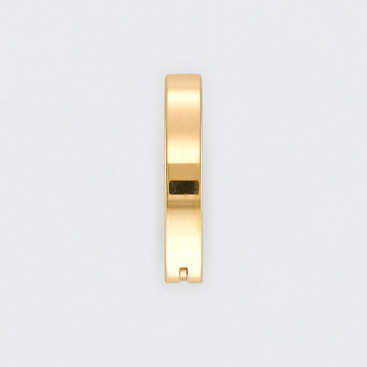 Hinged Belly Clicker in Gold - Titanium