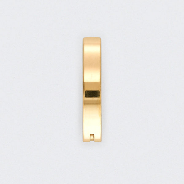 Hinged Belly Clicker in Gold - Titanium