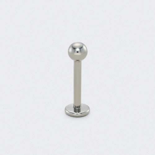 Stud with Ball End in Silver - Titanium